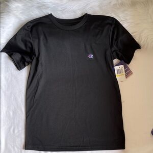 Champion Boys Authentic Athletic C- Logo T -Shirt Black Size Medium.  NWT.